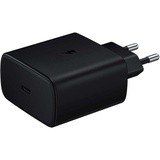 Samsung 45W C to TA Black Bulk (45 W), USB Ladegerät, Schwarz