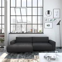 Musterring Ecksofa LUCIA zeitlos, bequem, schöne Detailverarbeitung Breite 296cm, L-Form grau