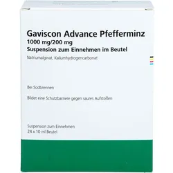 GAVISCON Advance Pfefferminz 1000mg/200mg SUS Btl. 240 ml