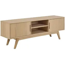 VCM Marte TV-Lowboard 160 x 40 x 55 cm Weiß Spanplatte
