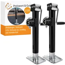 Preiswert & Gut Anhängerstütze 570-950 mm höhenverstellbar bis 2500 kg