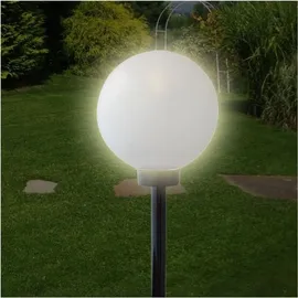 Buri 2er-Set LED-Solar-Kugelleuchte Kugellampe Leuchtkugel Solarlampe Lichtkugel