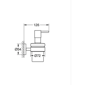 Grohe Start Seifenspender mit Halter 41195DC0