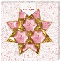 weihnachten-schokolade Niederegger Pralinen Sterne Marc de Champagne 125g