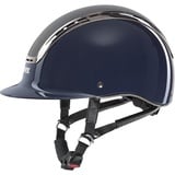 Uvex Reithelm suxxeed blaze navy shiny Dressurhelm mit Glitzereinsatz und Chromrahmen, Größe: S