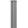 GROJA Zaunpfosten 7 x 7 x 190 cm Silbergrau/Aluminium