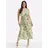 sheego Maxikleid Gemustert Beige 58