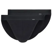 SKINY Slip unifarben schwarz/weiß XXL 2er Pack