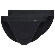 SKINY Slip unifarben schwarz/weiß XXL 2er Pack