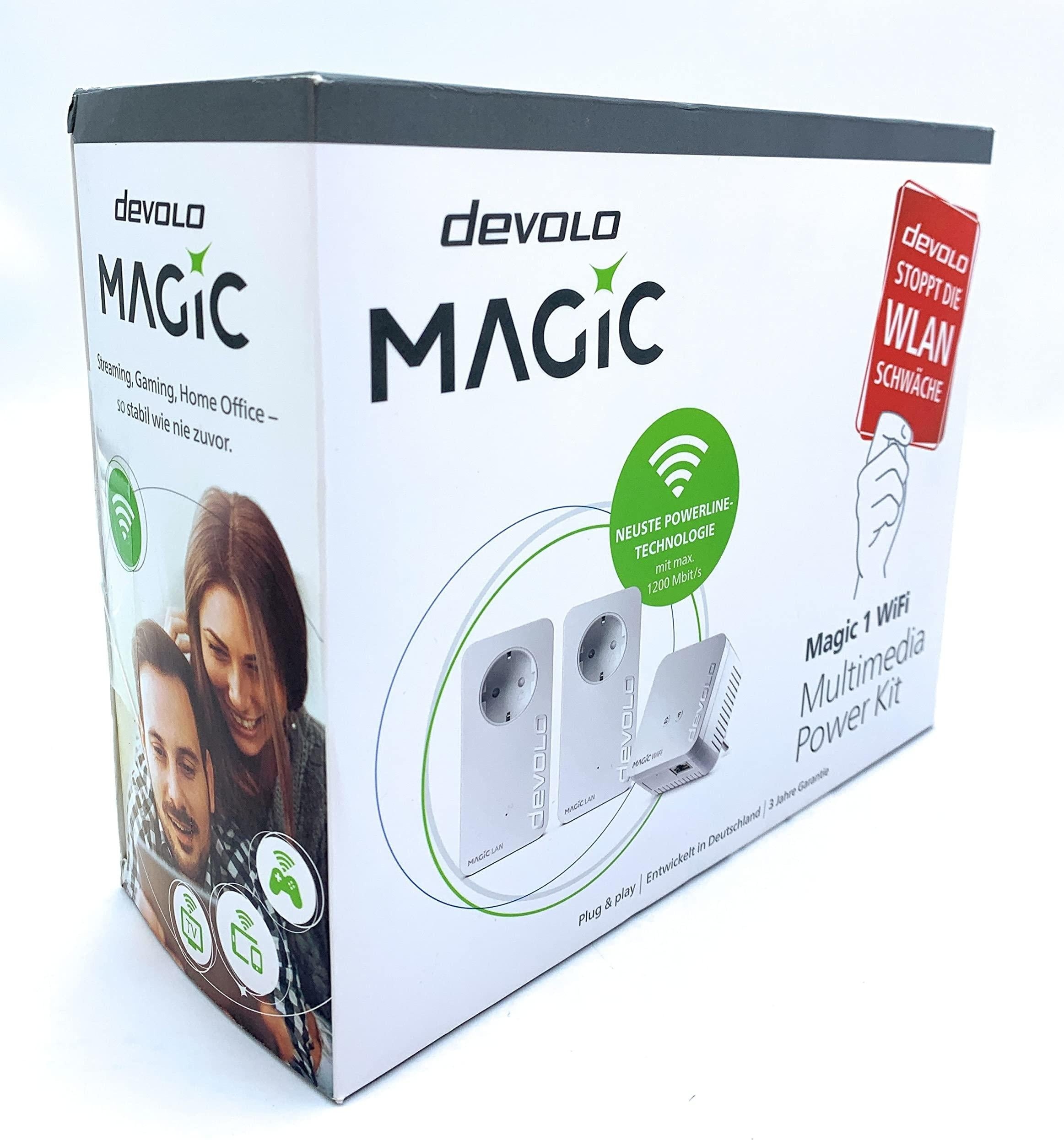 Devolo Magic 1 WiFi Multimedia Power Kit (1200 Mbit/s), Powerline