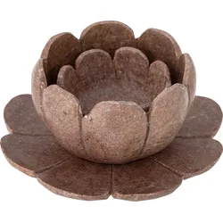 Reiko Kerzenhalter für Teelichter braun