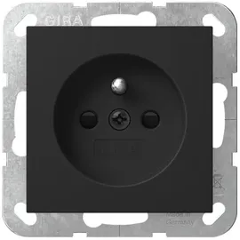 Gira Schuko-Steckdose 16A 250V~ Schwarz 2 St.