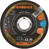 Rhodius XTK 8 206683 Trennscheibe gerade 115mm Edelstahl, Stahl