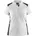 Damen Polo-Shirt 3XL weiß/dunkelgrau