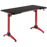 Logilink Gaming-Schreibtisch mit RGB-Beleuchtung Schwarz