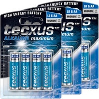 Tecxus 12er Spar-Pack Alkaline Power Mignon, AA, LR6
