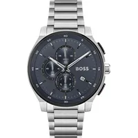 Boss Chronograph BOSS "PEAK 2.0" Armbanduhren silberfarben Herren Quarzuhr,