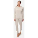 Danish Endurance Damen, Merino Thermounterwäsche Set, - 1-Pack - Cremeweiß - S