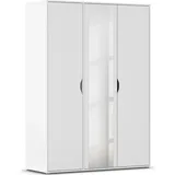 Rauch Drehtürenschrank »Kleiderschrank Schrank Garderobe Wäscheschrank NARAI mit Spiegel«, (in 3 verschiedenen Ausstattungen BASIC/CLASSIC/PREMIUM), Griffausfräsungen für eine grifflose Optik TOPSELLER MADE IN GERMANY,