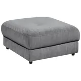 ed exciting design "Barura", grau (dunkelgrau), B:84cm H:43cm T:84cm, 92% Polyester, 8% Nylon, Hocker, Sitzhocker