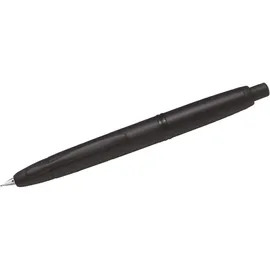 Pilot Pen Füllfederhalter Capless Black Feder EF 18 Kt. rhodiniertes Gold Schwarz