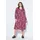 Studio Untold Damen große Größen Übergrößen Plus Size Midikleid, Alloverprint, Raglan-Langarm beerenpink 54+ 842661839-54+ - 54-56
