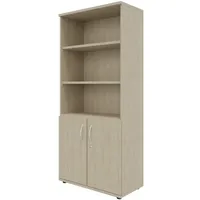 FM Helmets Basic Kombischrank 80,0 x 44,2 x 185,1 cm beige