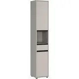 Germania Lemont Hochschrank 33 x 181 x 34 cm Grau Holz