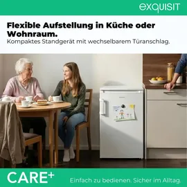 Exquisit KS16-4-HEA-090E Kühlschrank (106 l, 865 mm hoch, Weiss)