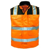 Elysee Warnschutz-Weste Klasse 2 XXL - orange/schwarz