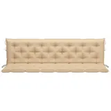 YITHOPI Auflage für Hollywoodschaukel,Sitzkissen Bankkissen Bankauflage für Gartenbank Hollywoodschaukel,Garteneinrichtung-Kissen Ersatzpolster - Outdoor und Indoor,Beige 200 cm Stoff