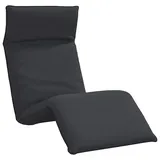 vidaXL Sonnenliege Klappbar Schwarz 175x54x8,5 cm Oxford-Gewebe