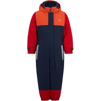 Ziener Kinder ANUP Schneeanzug/Skioverall | wasserdicht, warm, Wolle, dark