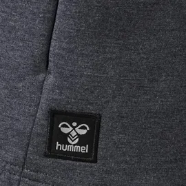 hummel hmlTROPPER Freizeit Kapuzenjacke Herren black iris melange S