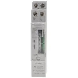 ChiliTec Analoge Tages-Zeitschaltuhr für Schalttafel-Einbau 230V, max. 3500W