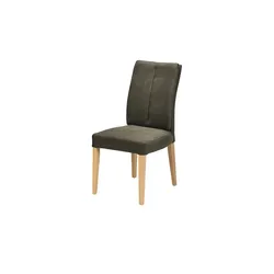 Woodford Esszimmerstuhl mit Steppung im Rücken Badu , braun , Maße (cm): B: 51 H: 98 T: 65.0