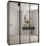 möbel kryspol Schwebetürenschrank Dakota 190 x 235,2 x 45 cm Schwarz