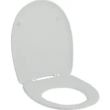 Geberit WC-Sitz pergamon, mit Deckel, Scharniere verchromt, mit Absenkautomatik
