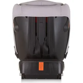 Chipolino Kindersitz Tourino i-Size (40-150cm) Isofix, höhenverstellbar, drehbar hellgrau - Grau/Schwarz