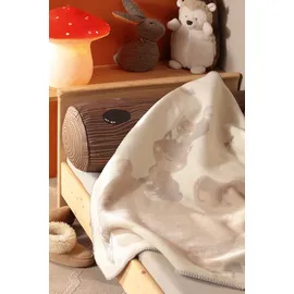 Biederlack Babydecke 'Foxy & Friends' 75 x 100