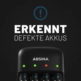 Absina Akku-Ladegerät X4 9V