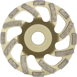 DIEWE WHEELS Diamant Trockenschleifteller New Fan Cup Gold 125 x 22 x 22,23 mm