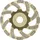 DIEWE WHEELS Diamant Trockenschleifteller New Fan Cup Gold 125 x 22 x 22,23 mm