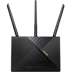 ASUS 4G-AX56 4G LTE WiFi 6 Modem Router AX1800 Dual-Band, LTE Cat6 bis zu 300 Mbit/s, 5x GbE LAN