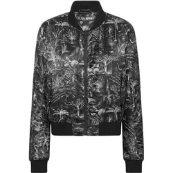 PLEIN SPORT Damen Jacke Blouson-Jacke, Schwarz, XL
