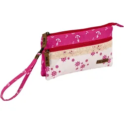Patchwork Täschchen Steuerrad & Anker pink 154