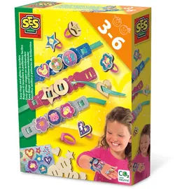 SES Creative Easy Ringe und Glitzerarmbänder Bastelset