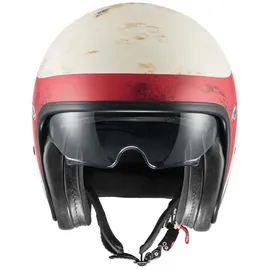 Premier Vintage K8 Bm 22.06 Jethelm Matt Weiß/Rot/Blau l
