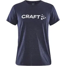 Craft Community Logo T-Shirt Blau XS