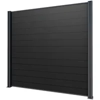 Gutta Sichtschutzelement 194 x 186 cm grau WPC